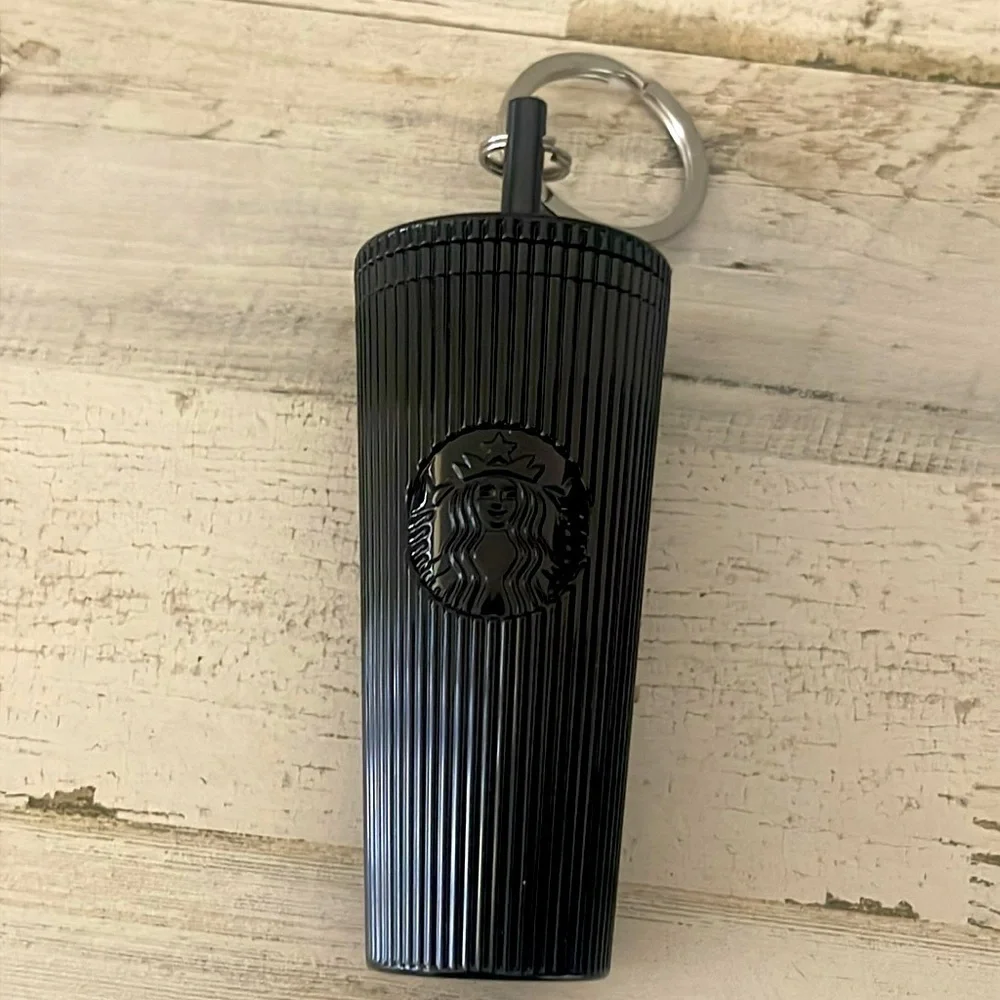 NIB Black Starbucks 2024 Keychain